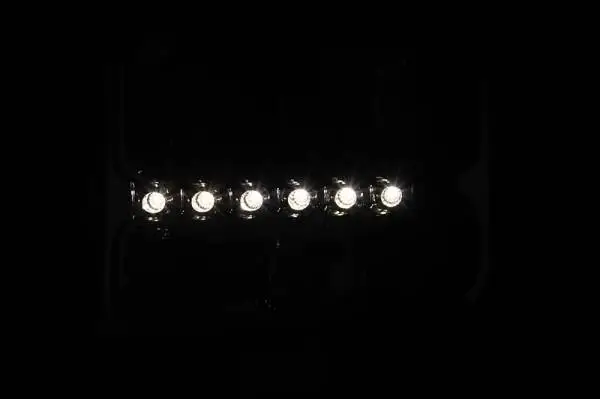ANZO 2000-2004 Ford Excursion Crystal Headlights Chrome w/ LED 1pc thumbnail 3