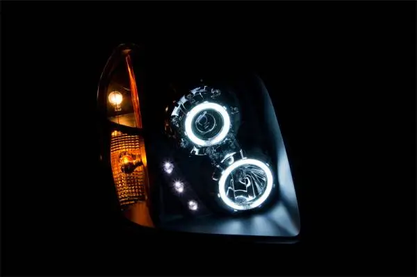 ANZO 2007-2014 GMC Yukon Projector Headlights w/ Halo Black (CCFL) thumbnail 3