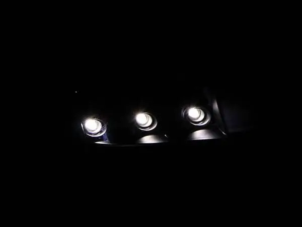 ANZO 1994-2001 Dodge Ram Crystal Headlights Black w/ LED image 3