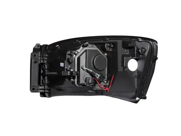 ANZO 2006-2008 Dodge Ram 1500 Projector Headlights w/ Halo Black image 4