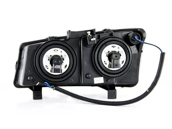 ANZO 2003-2006 Chevrolet Silverado 1500 Crystal Headlights w/ Halo Black thumbnail 4