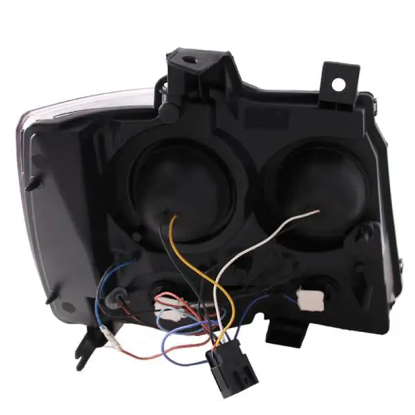 ANZO 2007-2013 Chevrolet Avalanche Projector Headlights w/ U-Bar Black thumbnail 6