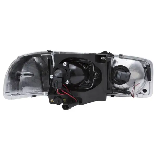 ANZO 1999-2006 GMC Sierra 1500 Projector Headlights w/ U-Bar Black thumbnail 4