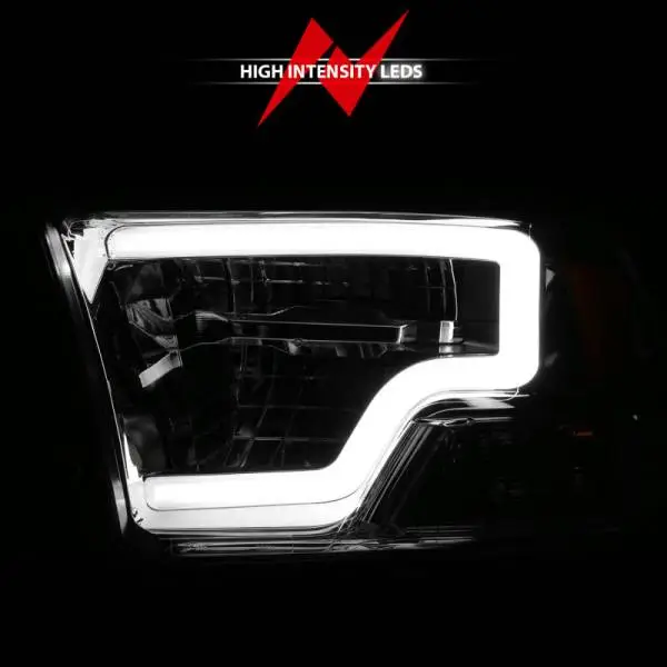 ANZO 2009-2020 Dodge Ram 1500 Full LED Square Projector Headlights w/ Chrome Housing Chrome Amber thumbnail 12