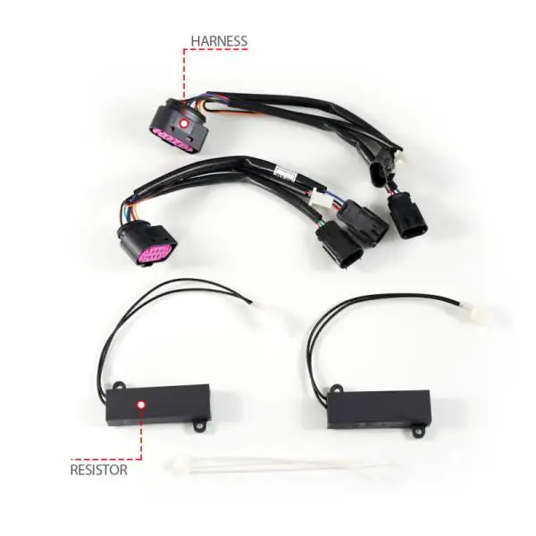 ANZO 09-18 Dodge Ram 1500/2500/3500 Full LED Proj Headlights w/Switchback Light Bar - Black thumbnail 14