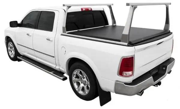 Access ADARAC Al Uprights 24in Vert Pro Kit (2 Uprights w/1 66in Cross Bar) Matte Black Truck Rack thumbnail 4
