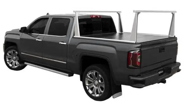 Access ADARAC Al Uprights 26in Vertical Pro Kit (2 Uprights w/1 66in Cross Bar) Silver Truck Rack thumbnail 5