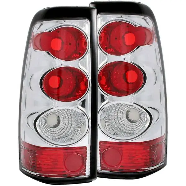 ANZO 2003-2006 Chevrolet Silverado 1500 Taillights Chrome image 2