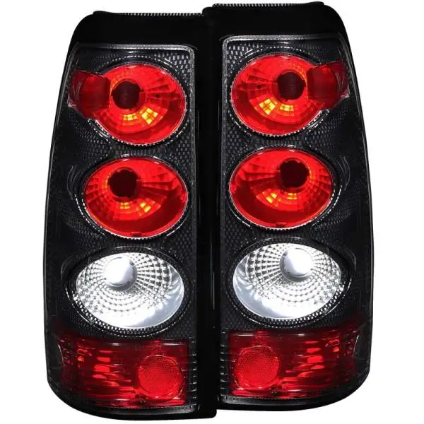 ANZO 2003-2006 Chevrolet Silverado 1500 Taillights Carbon image 2