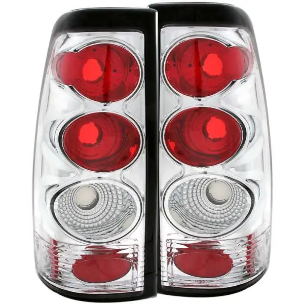 ANZO 1999-2002 Chevrolet Silverado 1500 Taillights Chrome image 2