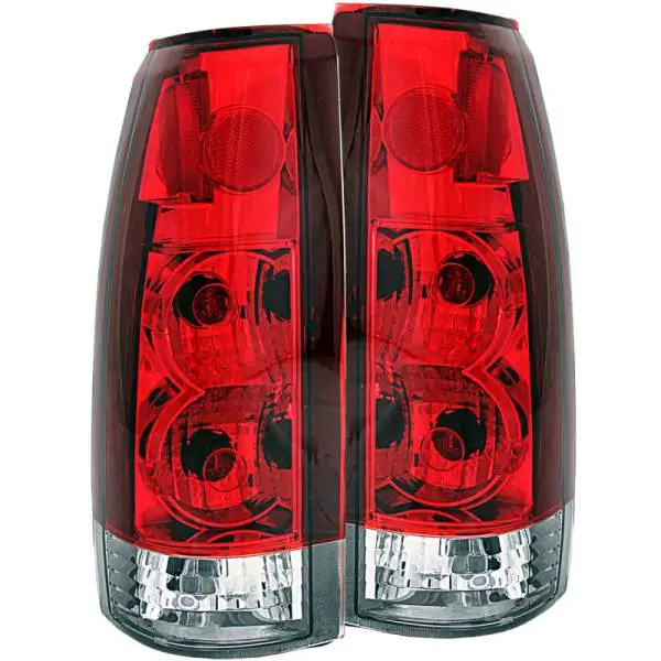 ANZO 1999-2000 Cadillac Escalade Taillights Red/Clear - New Gen thumbnail 2