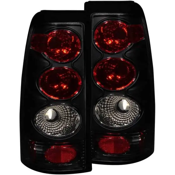 ANZO 1999-2002 Chevrolet Silverado 1500 Taillights Dark Smoke image 2