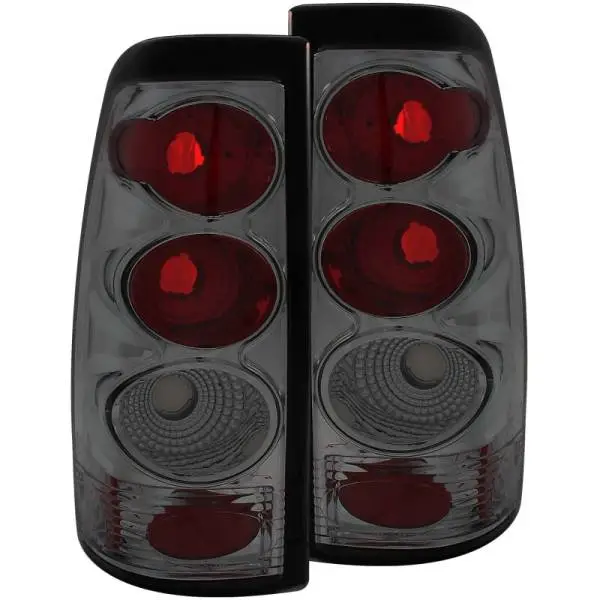 ANZO 1999-2002 Chevrolet Silverado 1500 Taillights Smoke image 2