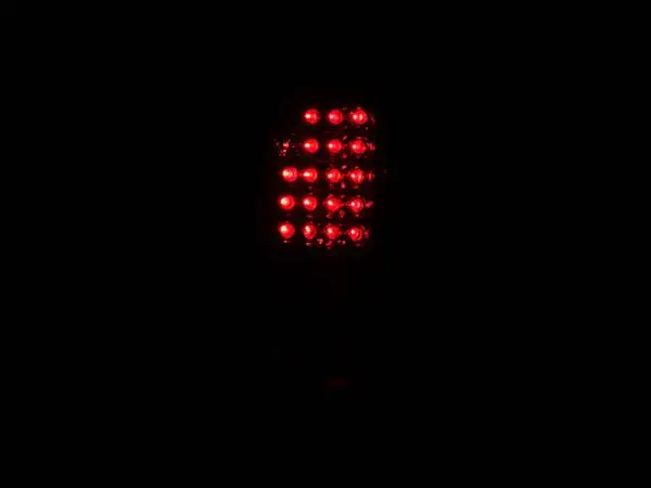 ANZO 2003-2006 Chevrolet Silverado 1500 LED Taillights Red/Clear image 8