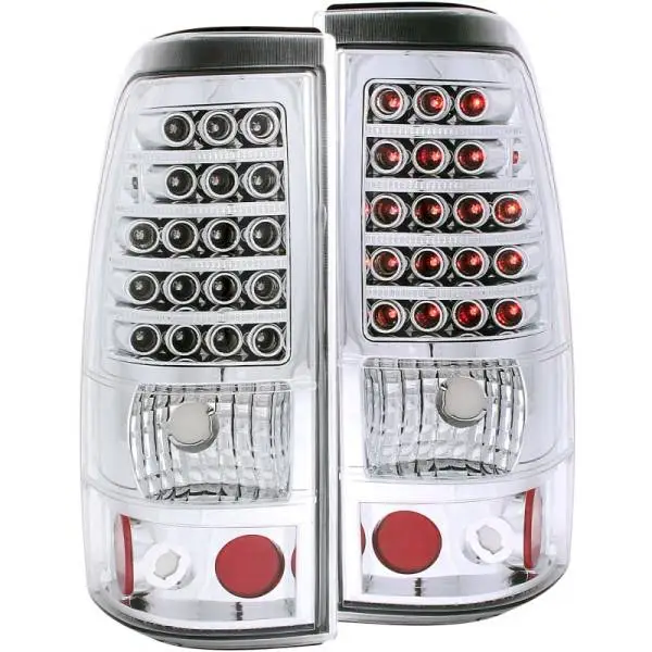 ANZO 2003-2006 Chevrolet Silverado 1500 LED Taillights Chrome image 2