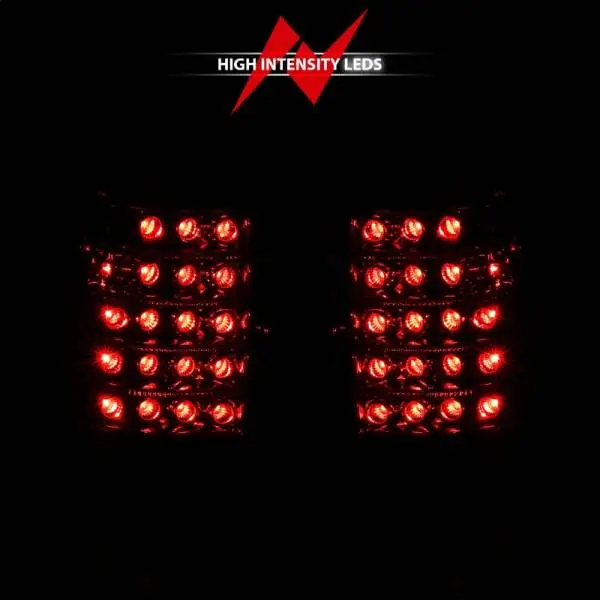 ANZO 1999-2007 Chevrolet Silverado 1500 LED Taillights Red/Clear image 11
