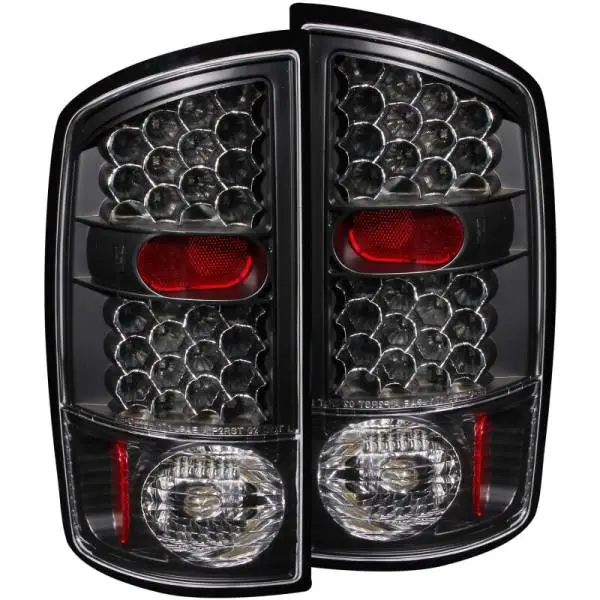 ANZO 2002-2005 Dodge Ram 1500 LED Taillights Black thumbnail 2