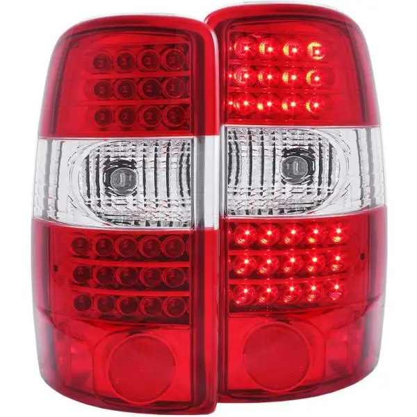 ANZO 2000-2006 Chevrolet Suburban LED Taillights Red/Clear G2 image 2