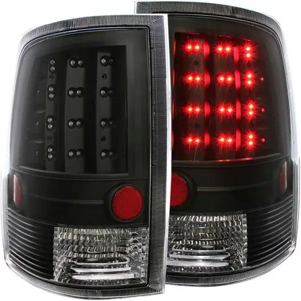 ANZO 2009-2015 Dodge Ram 1500 LED Taillights Black image 2