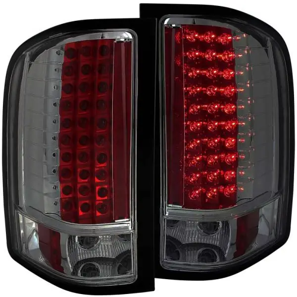 ANZO 2007-2013 Chevrolet Silverado 1500 LED Taillights Smoke thumbnail 2