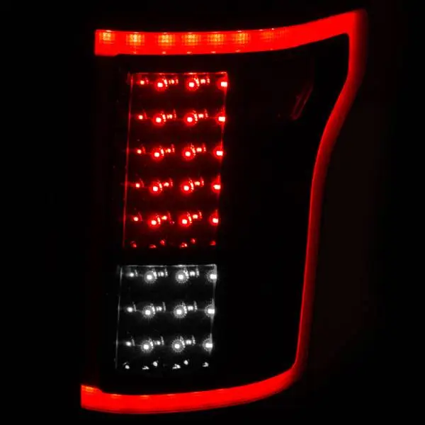 ANZO 2015-2016 Ford F-150 LED Taillights Black image 3
