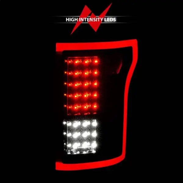 ANZO 2015-2016 Ford F-150 LED Taillights Black image 8
