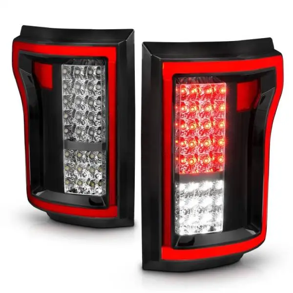 ANZO 2015-2016 Ford F-150 LED Taillights Red/Clear image 4