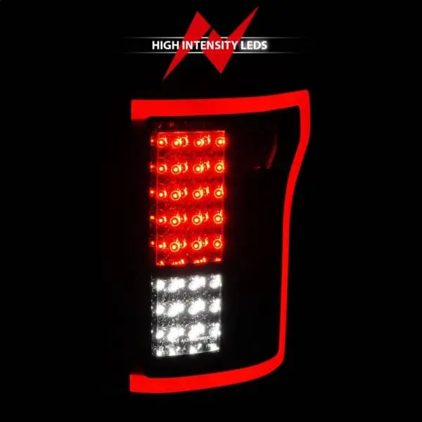 ANZO 2015-2016 Ford F-150 LED Taillights Red/Clear image 8