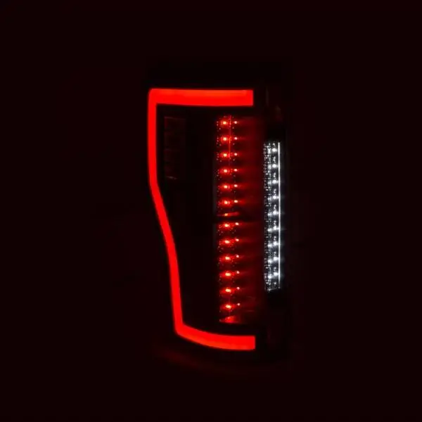 ANZO 2017+ Ford F-250 LED Taillights - Black/Clear image 12