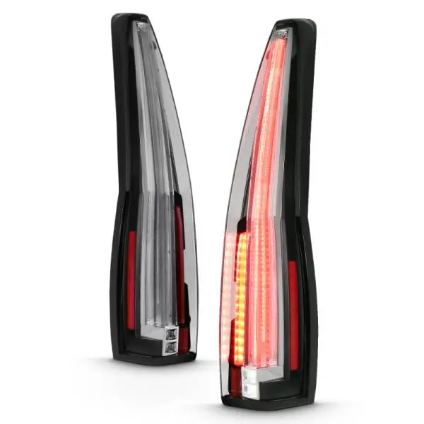 ANZO 2007-2014 Chevrolet Tahoe Led Taillights Red/Clear thumbnail 7