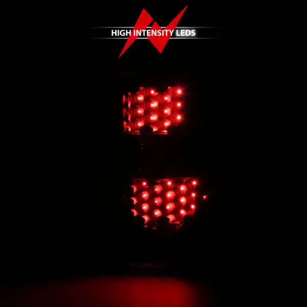 ANZO 2000-2006 Chevrolet Tahoe Led Taillights Black/Clear image 11