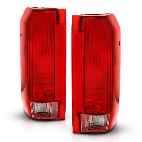 ANZO 1992-1996 Ford Bronco Taillight Red/Clear Lens (OE Replacement) thumbnail 2