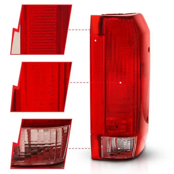 ANZO 1992-1996 Ford Bronco Taillight Red/Clear Lens (OE Replacement) thumbnail 6