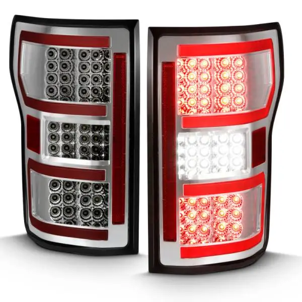 ANZO 2018-2019 Ford F-150 LED Taillight Chrome (Red Light Bar) (w/ Sequential) thumbnail 12
