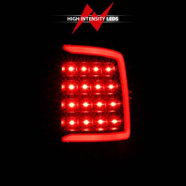 ANZO 2009-2018 Dodge Ram 1500 LED Taillight Plank Style Black w/Clear Lens thumbnail 5