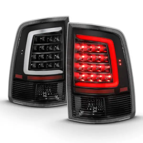 ANZO 2009-2018 Dodge Ram 1500 LED Taillight Plank Style Black w/Clear Lens thumbnail 7