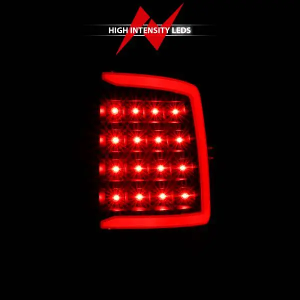 ANZO 2009-2018 Dodge Ram 1500 LED Taillight Plank Style Black w/Smoke Lens image 5
