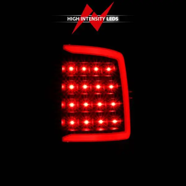 ANZO 2009-2018 Dodge Ram 1500 LED Taillight Plank Style Black w/Smoke Lens image 14
