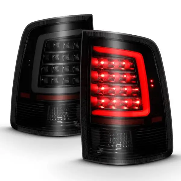 ANZO 2009-2018 Dodge Ram 1500 LED Taillight Plank Style Black w/Smoke Lens image 16
