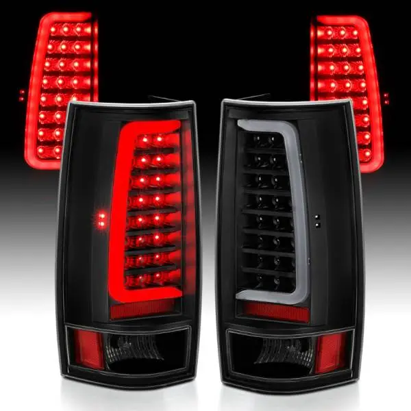 ANZO 2007-2014 Chevy Tahoe LED Taillight Plank Style Black w/Clear Lens thumbnail 6