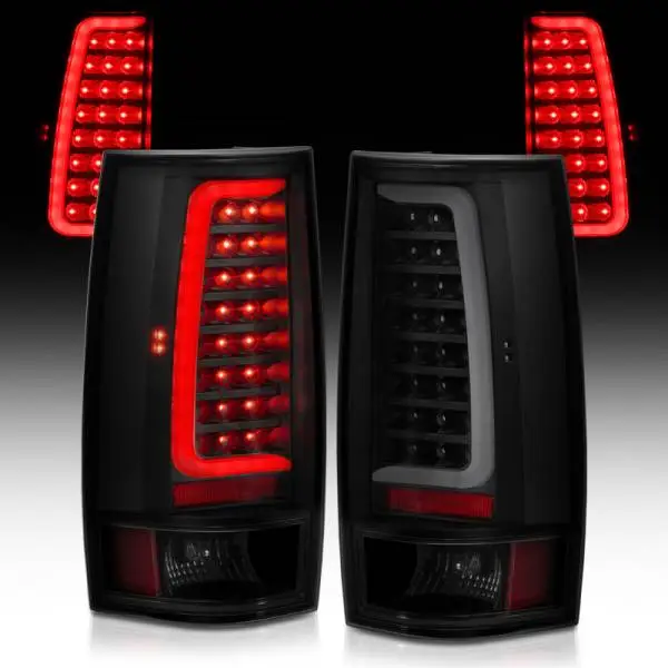 ANZO 2007-2014 Chevy Tahoe LED Taillight Plank Style Black w/Smoke Lens thumbnail 5