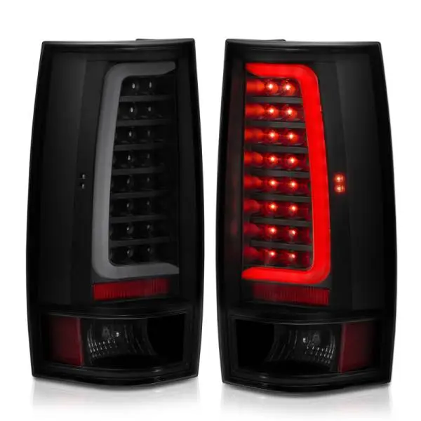 ANZO 2007-2014 Chevy Tahoe LED Taillight Plank Style Black w/Smoke Lens thumbnail 6
