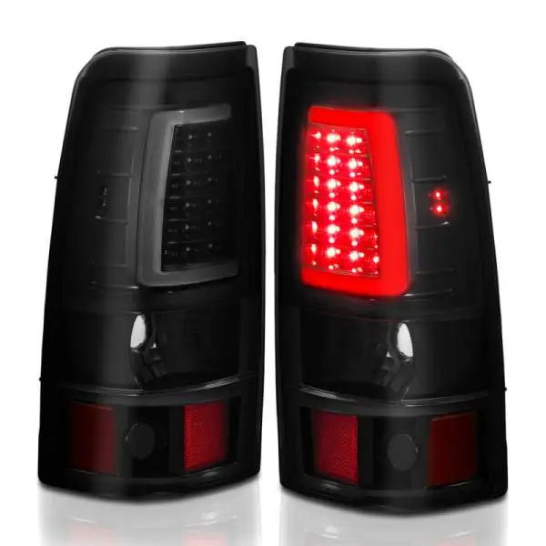 ANZO 1999-2002 Chevy Silverado 1500 LED Taillights Plank Style Black w/Smoke Lens thumbnail 16