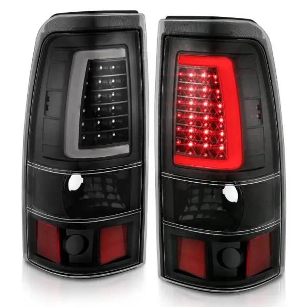 ANZO 2003-2006 Chevy Silverado 1500 LED Taillights Plank Style Black w/Clear Lens thumbnail 16