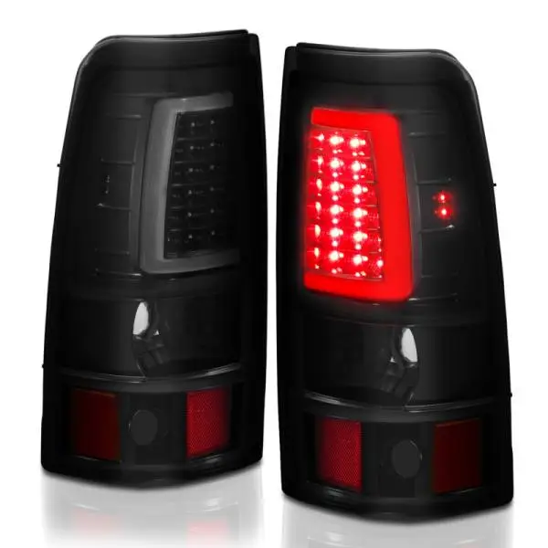 ANZO 2003-2006 Chevy Silverado 1500 LED Taillights Plank Style Black w/Smoke Lens thumbnail 7