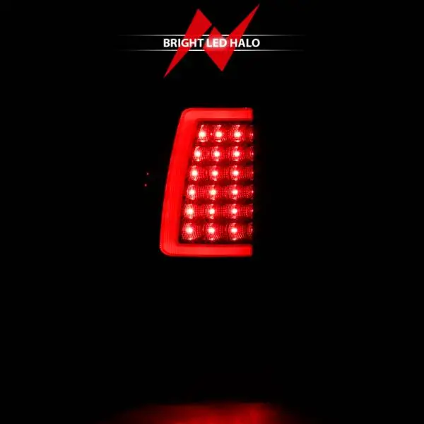 ANZO 2003-2006 Chevy Silverado 1500 LED Taillights Plank Style Black w/Smoke Lens thumbnail 14