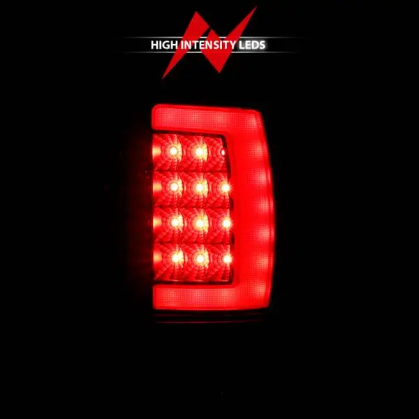 ANZO 1994-2001 Dodge Ram 1500 LED Taillights Plank Style Black w/Clear Lens thumbnail 14