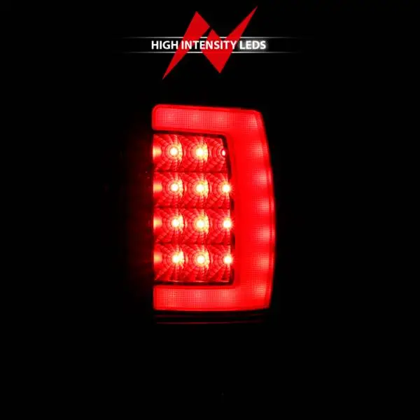 ANZO 1994-2001 Dodge Ram 1500 LED Taillights Plank Style Black w/Smoke Lens thumbnail 14
