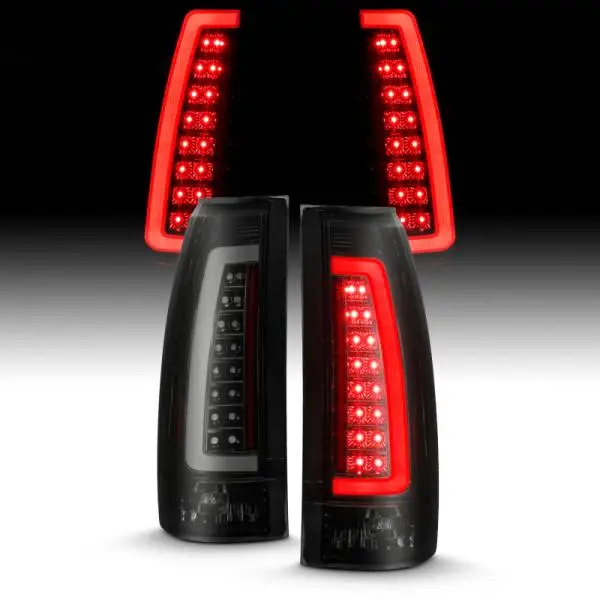 ANZO 1999-2000 Cadillac Escalade LED Taillights Black Housing Smoke Lens Pair thumbnail 15