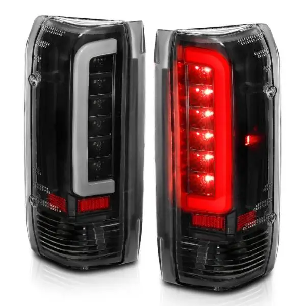 ANZO 1987-1996 Ford F-150 LED Taillights Black Housing Clear Lens (Pair) thumbnail 8